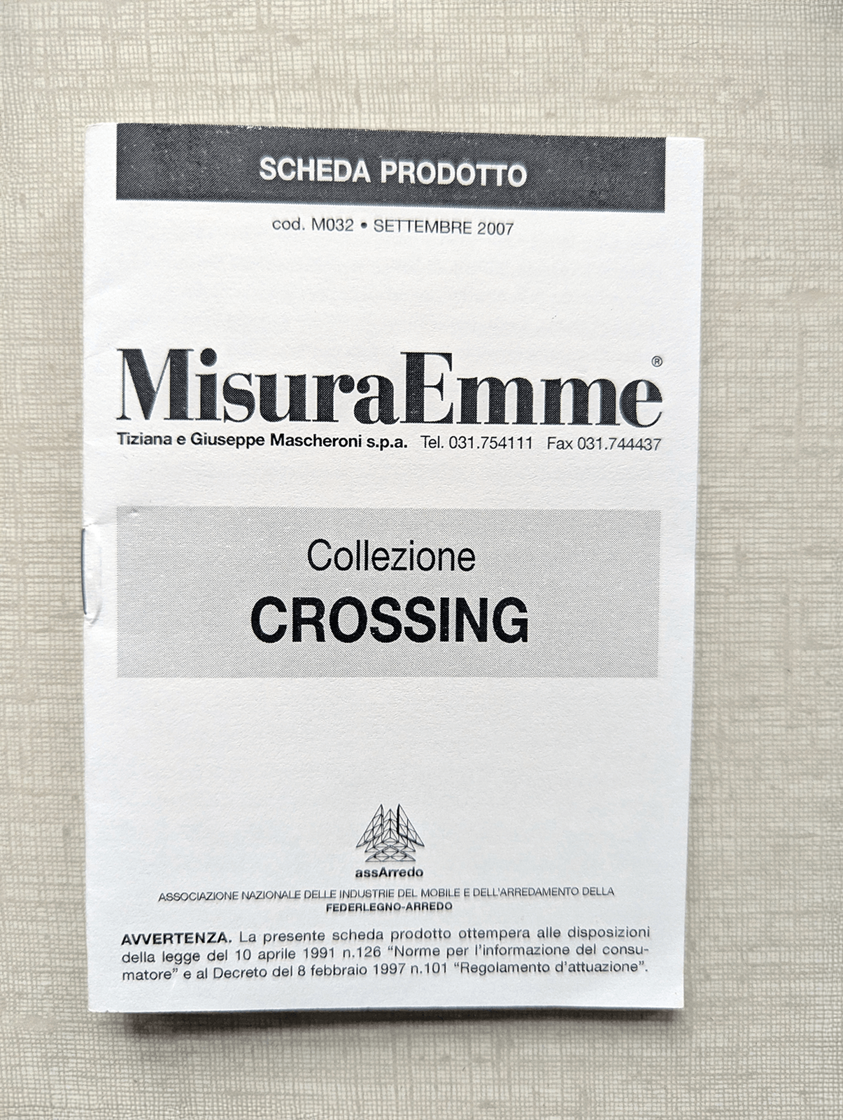 MisuraEmme kast met legplanken – model Crossing – Italië