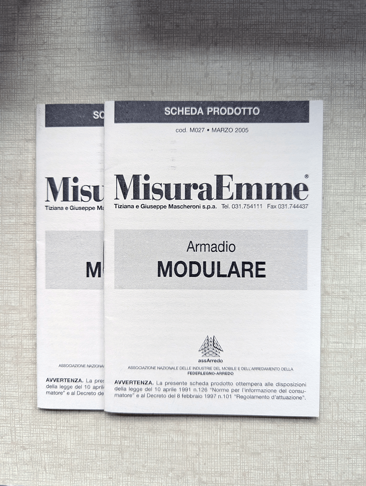 MisuraEmme Modulaire Roomdivider Kast – Tweezijdig Gebruik – Italië