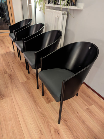 Driade “Costes” Stoelen (Set van 4) – Philippe Starck (1984)