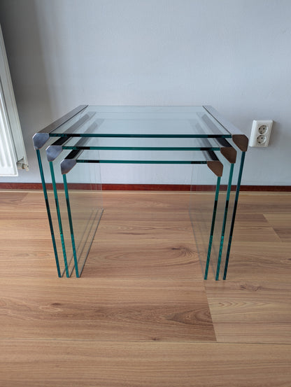 Gallotti &amp; Radice “T35 Trio” Side Tables (Set of 3) – Pierangelo Gallotti (1970s)