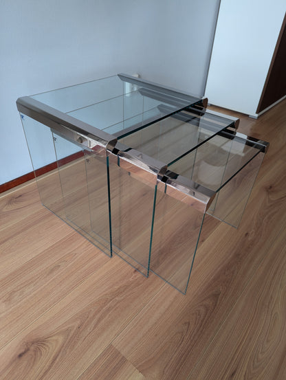 Gallotti &amp; Radice “T35 Trio” Side Tables (Set of 3) – Pierangelo Gallotti (1970s)