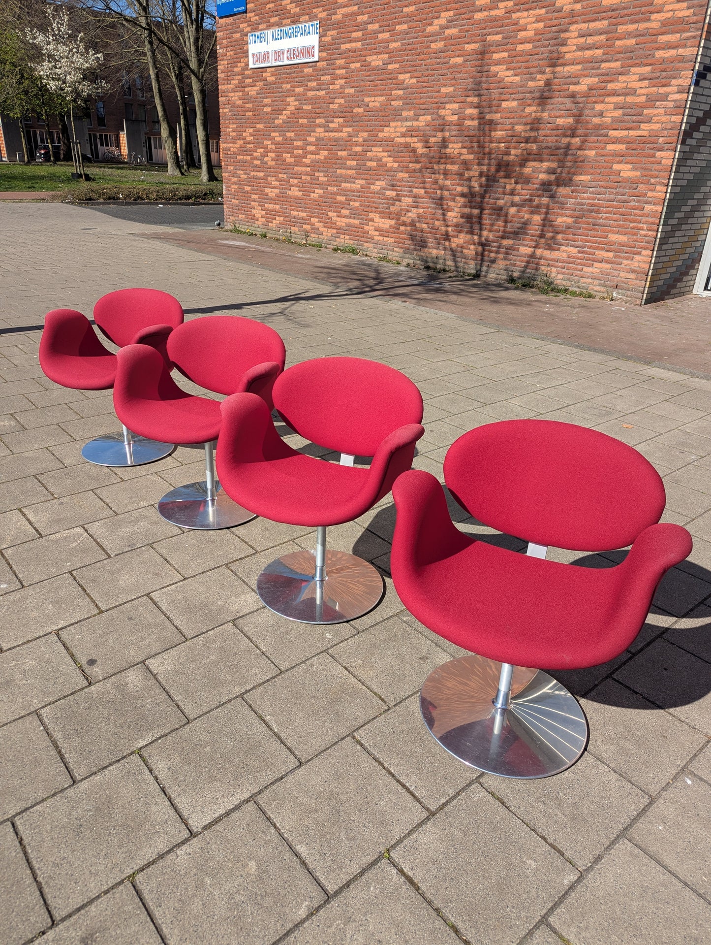 Artifort “Little Tulip” Stoelen (Set van 4) – Pierre Paulin (Jaren ’60)
