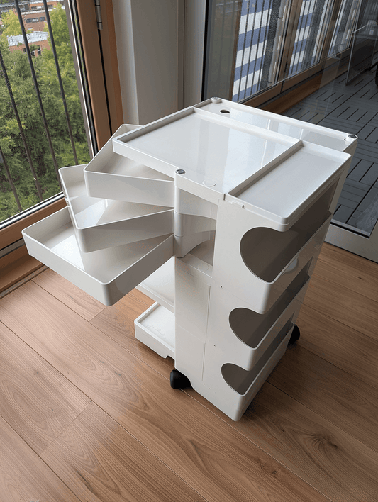 B-Line “Boby Trolley” – 3/3 laden - Joe Colombo (Wit, Italië)