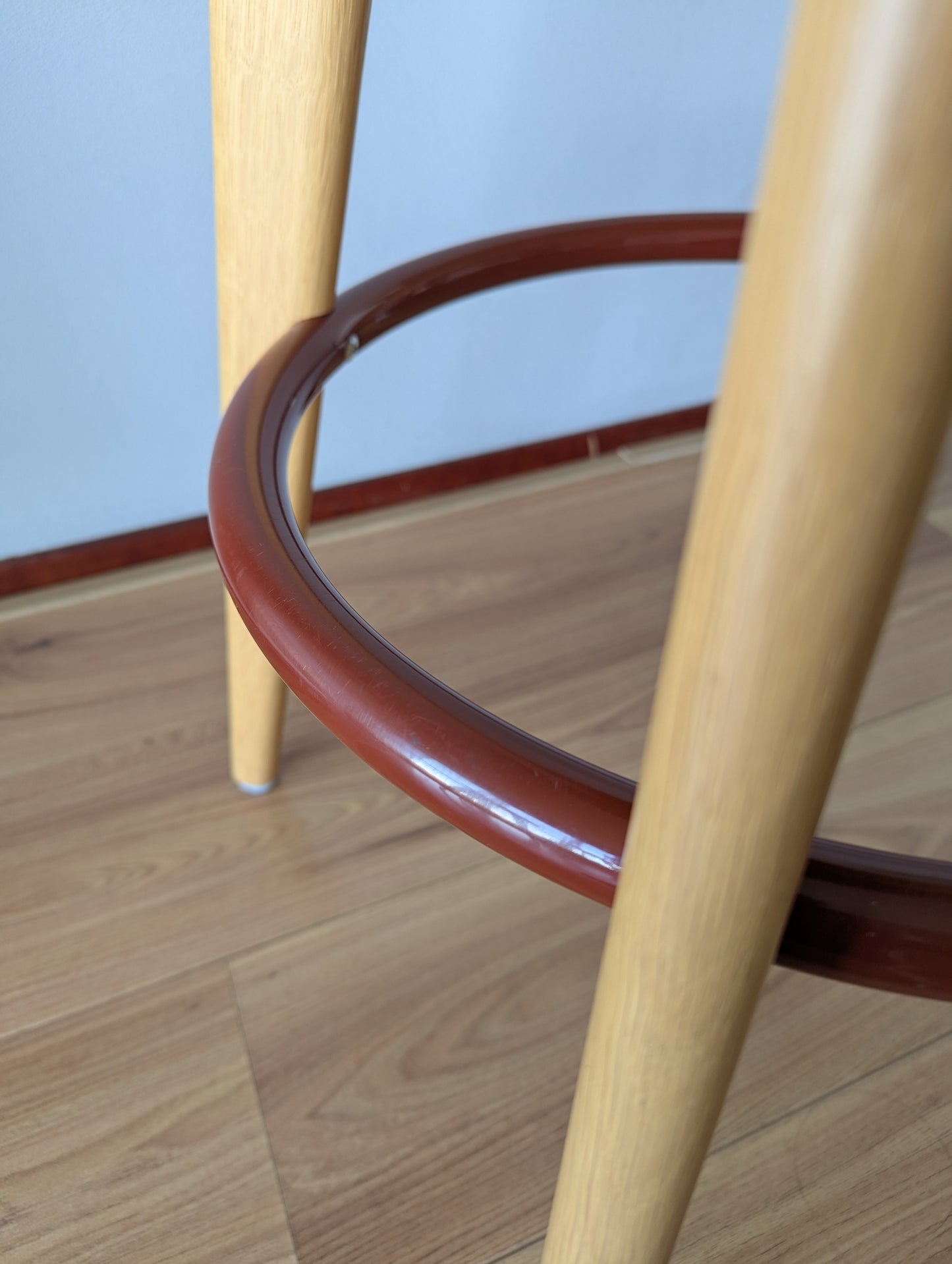 Vitra “Tabouret Haut” Barkruk – Prouvé Edition 2002 – Naturel Eiken