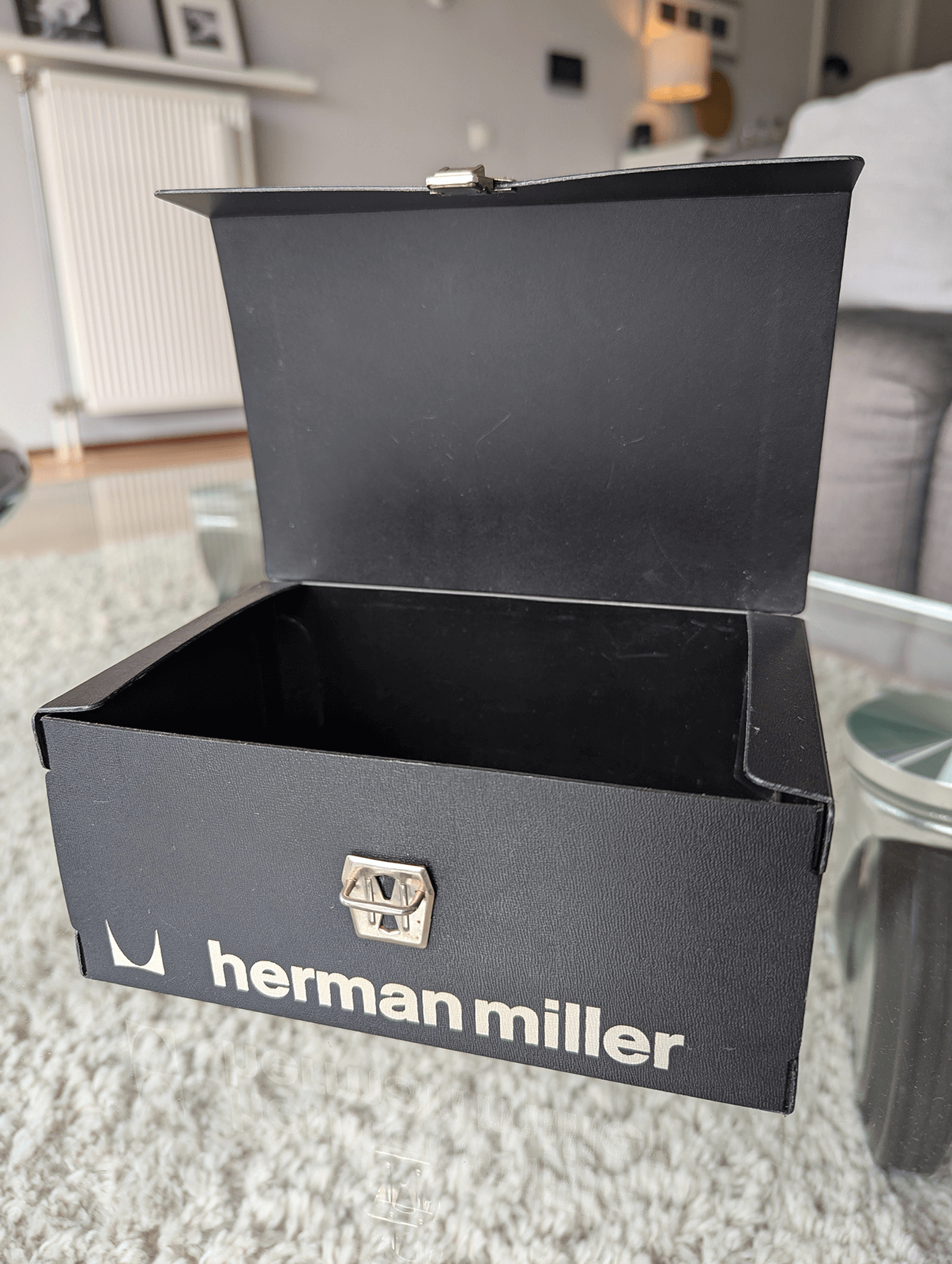 (2x) Originele Herman Miller sample boxen - kunststof, vintage