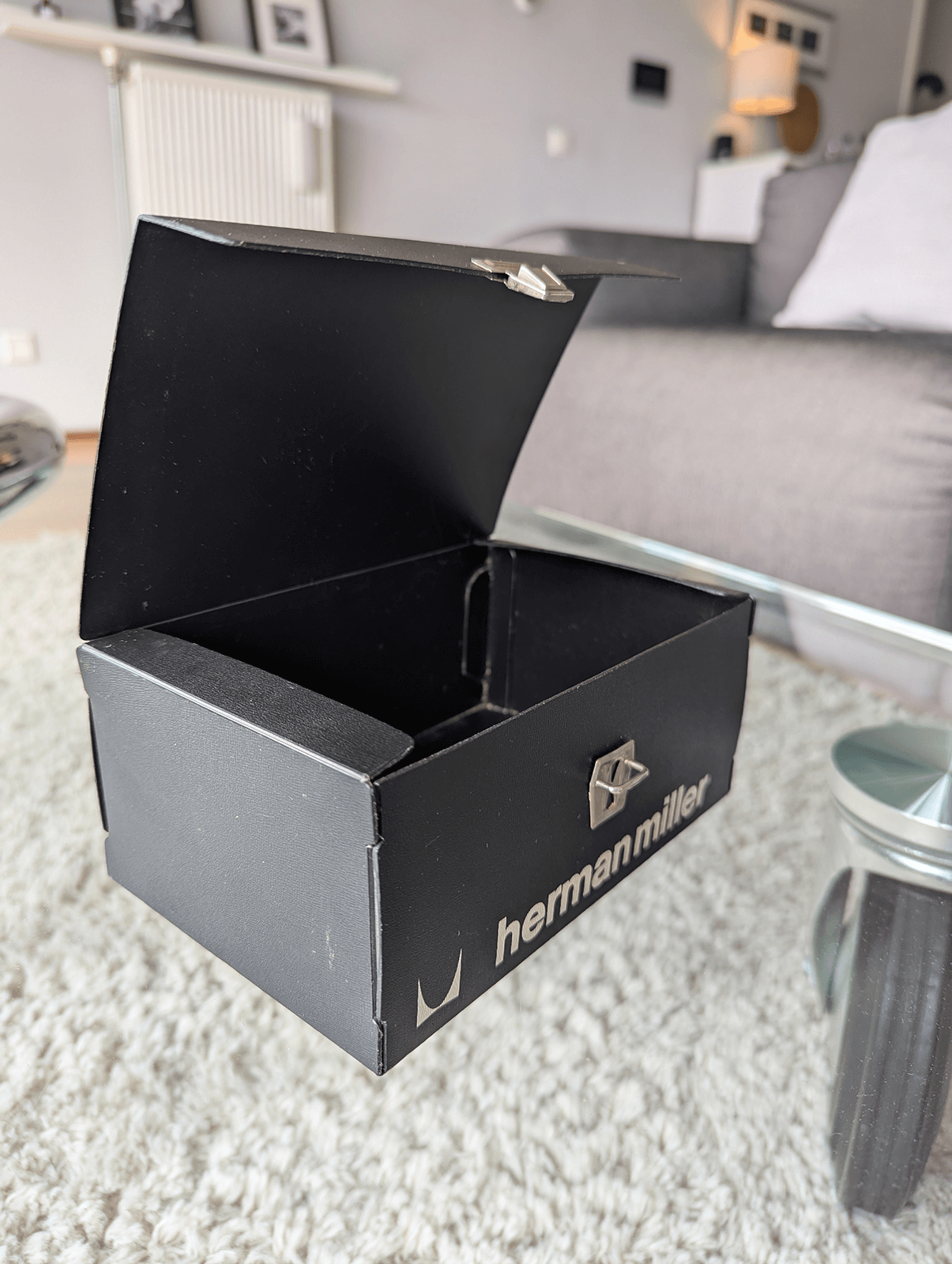 (2x) Originele Herman Miller sample boxen - kunststof, vintage